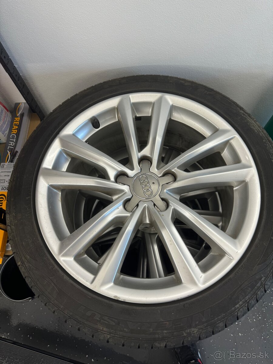 Audi disky 5x112 R17 s letnými pneumatikami
