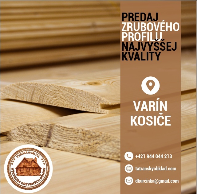 Drevene profily,tatransky obklad,zrubovy obklad