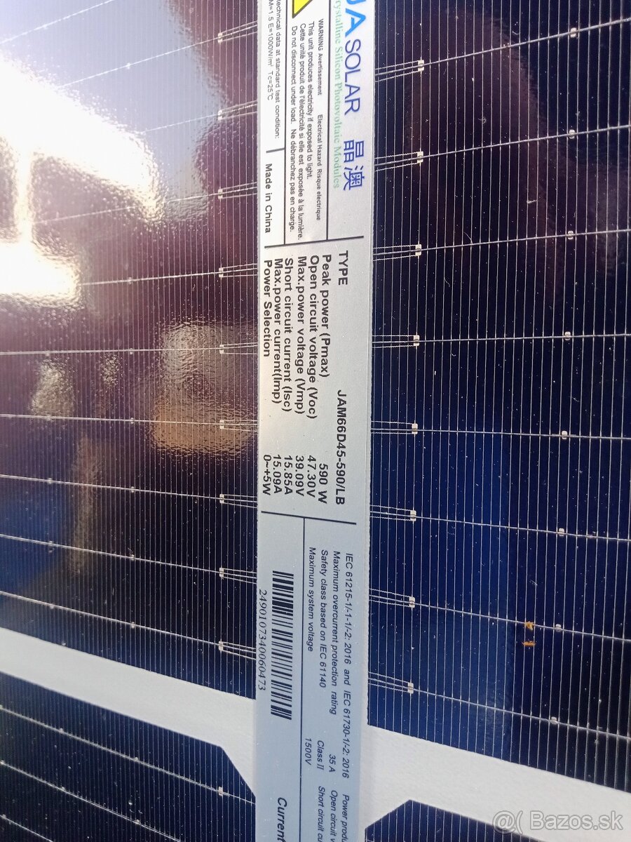 Fotovoltaicky solarny panel 590w
