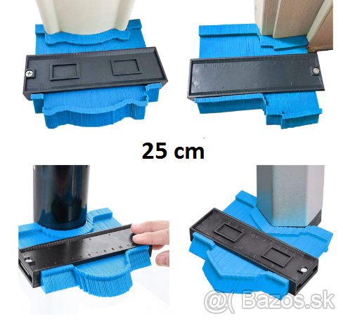 Multifunkčná šablóna na obkreslenie tvarov 25 cm NOVÁ