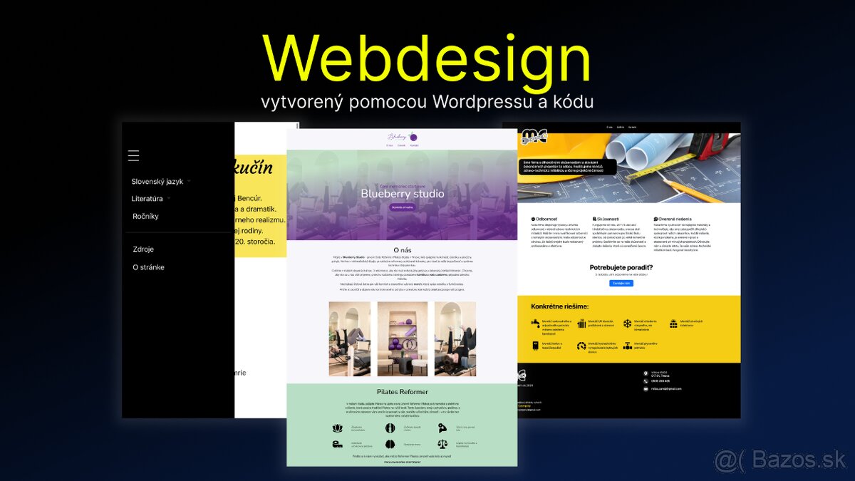 Webdesign na mieru — kvalitne a za nízku cenu