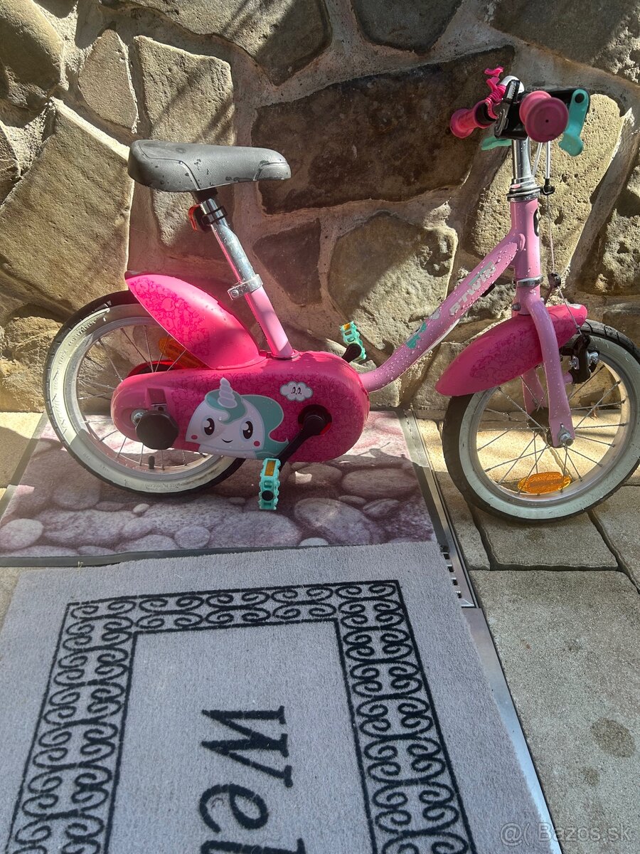 Detský bicykel B’TWIN Unicorn 500 14”