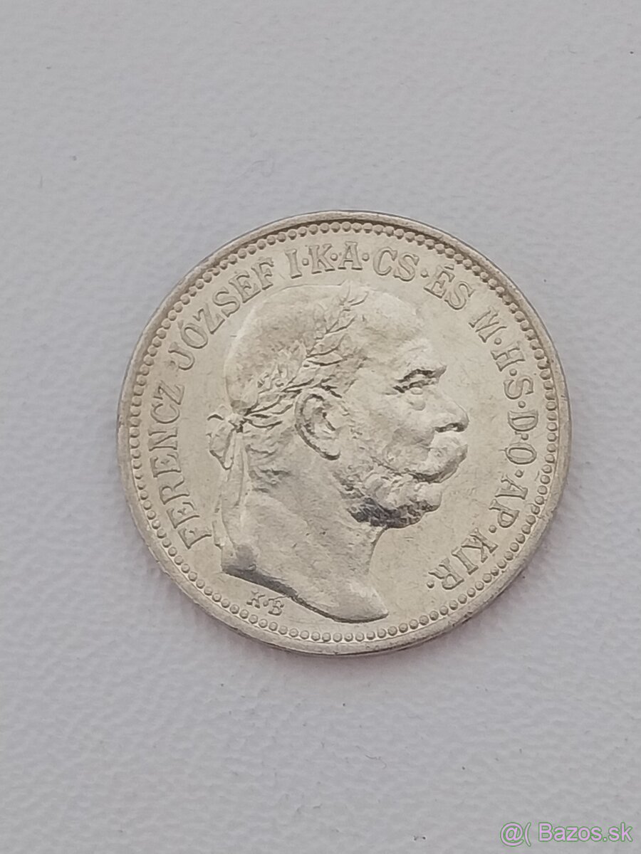 Mince 1 koruny F.J.