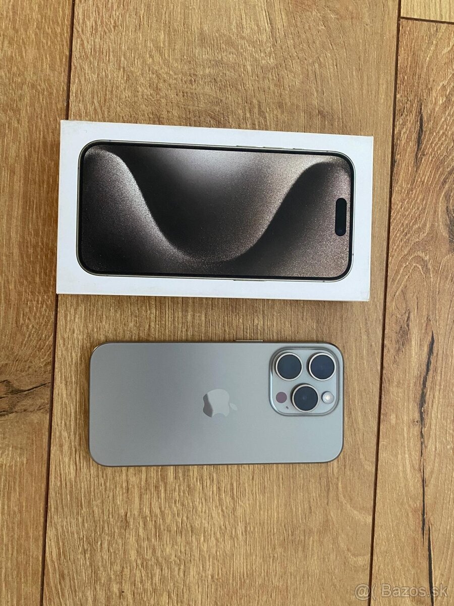 Iphone 15 pro gray titanium 128gb