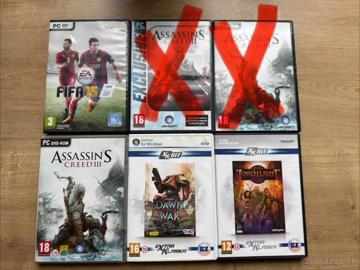 Rôzne staršie PC hry