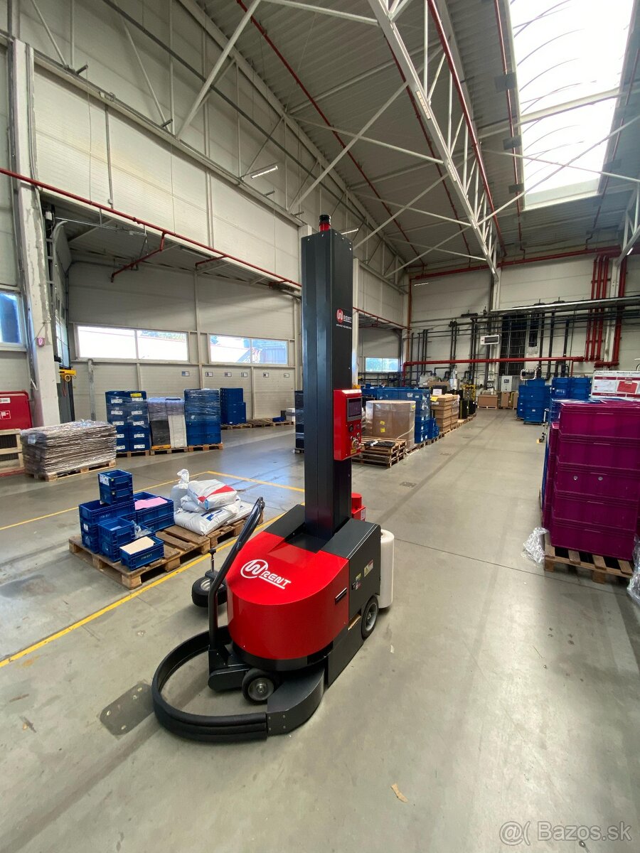 BALIACI ROBOT NA PALETY - MOBILNY BALAICI STROJ