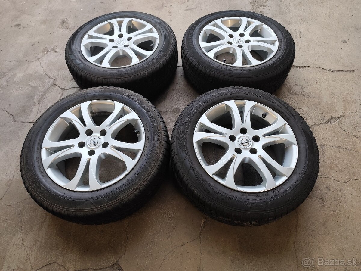Sada Alu 17" Nissan +pneu +tpms