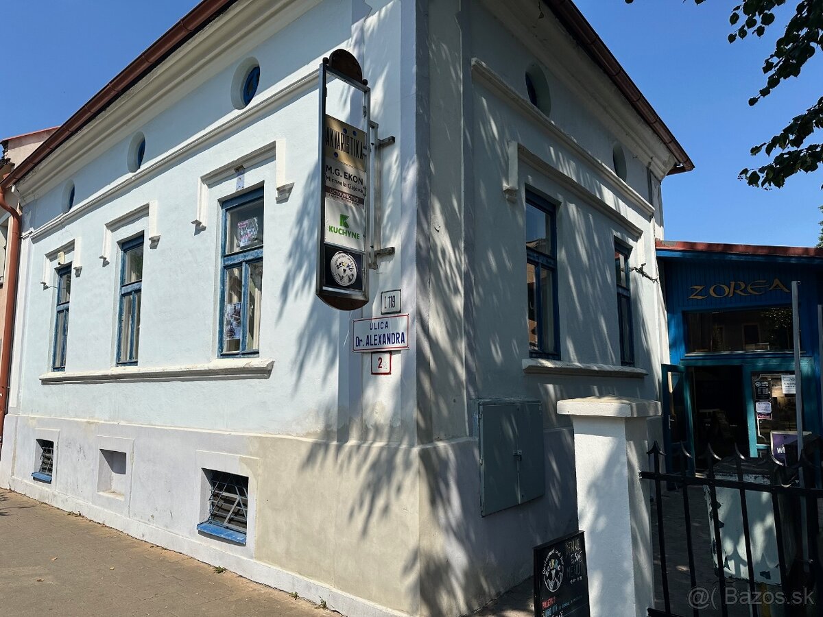 Prenajmem krásny obchodný priestor v centre mesta Kežmarok