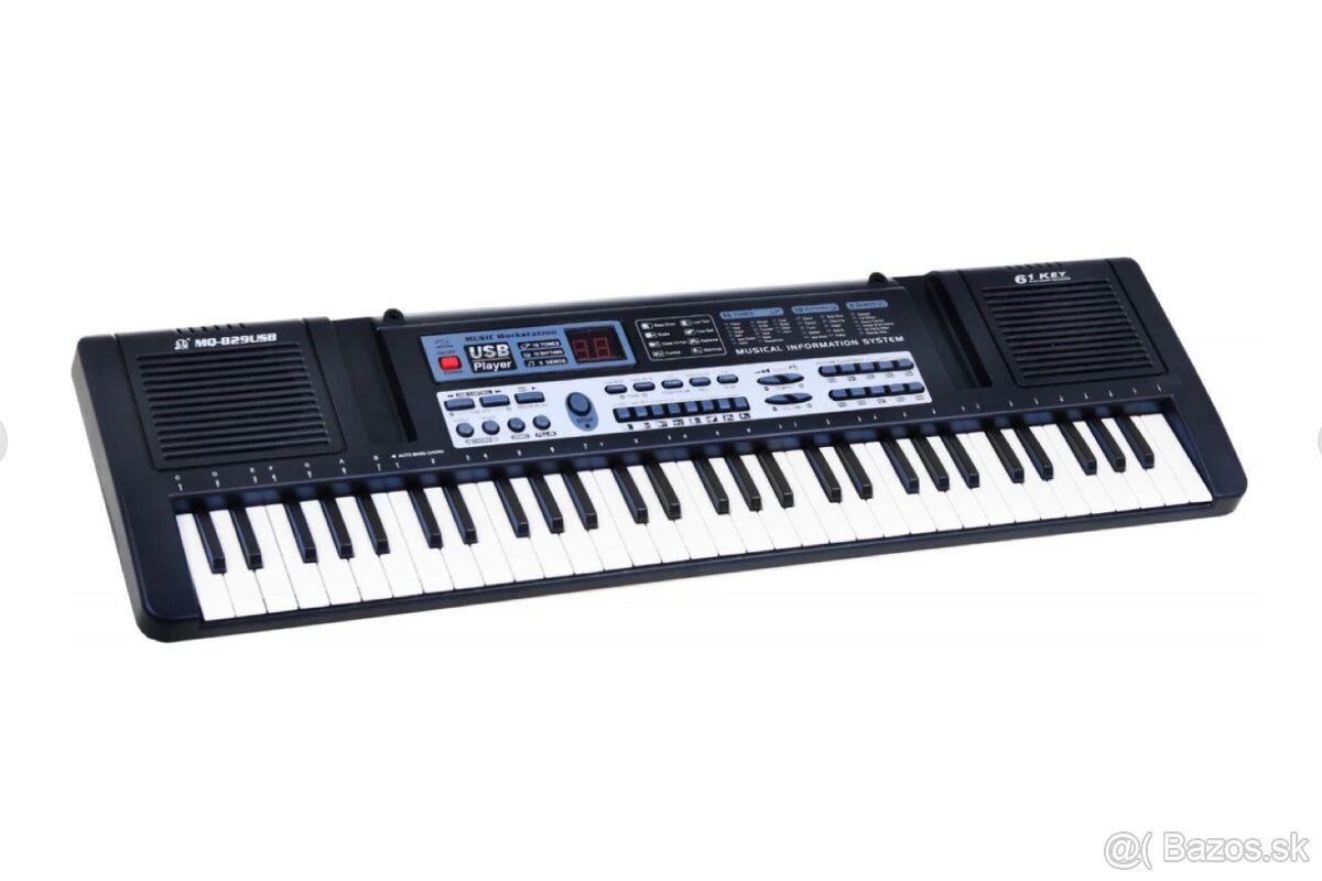 Detské klávesy /61 kláves/ s mikrofónom + USB