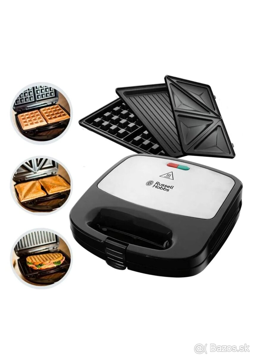 Russell Hobbs Fiesta 3 in 1 Deep Fill Snack Maker