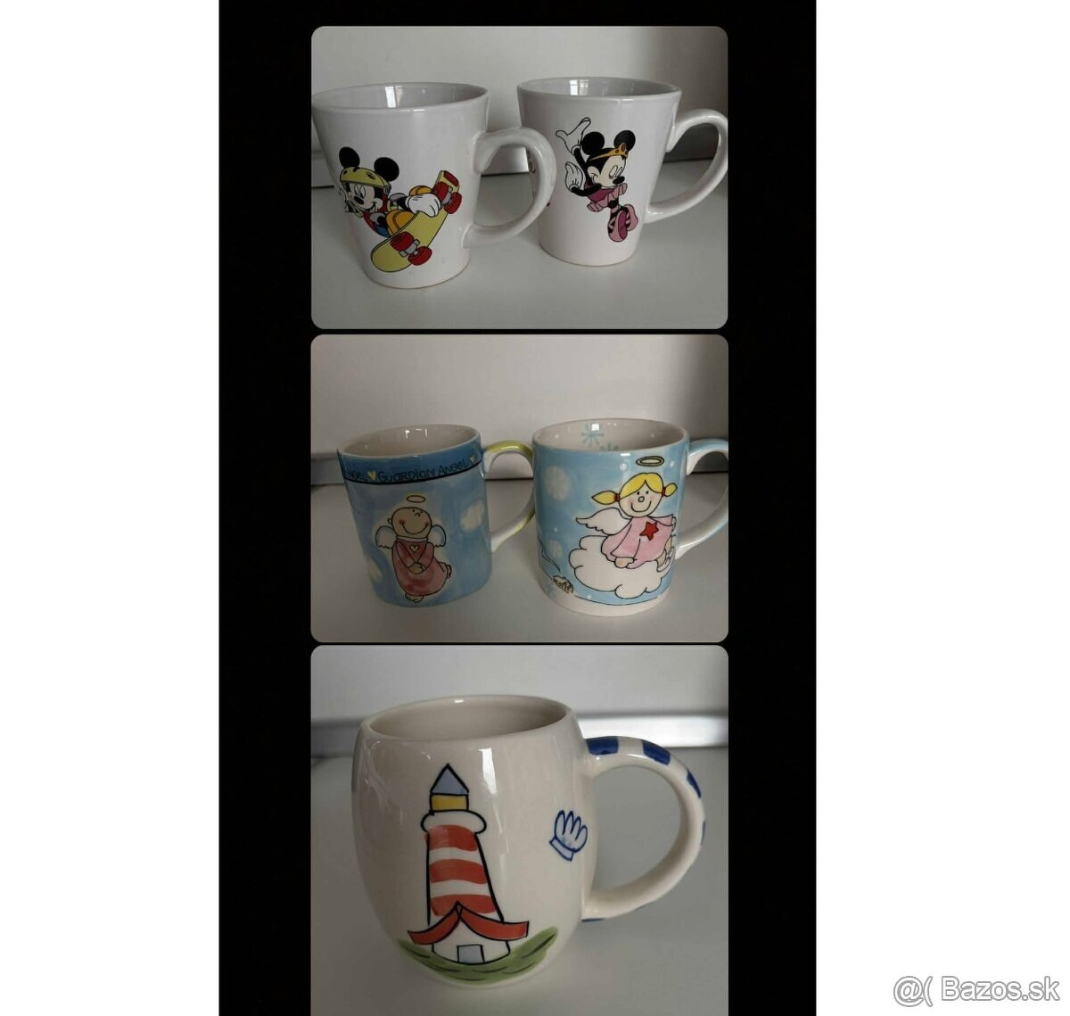 Hrnčeky Mickey Mouse, Anjel, Veža