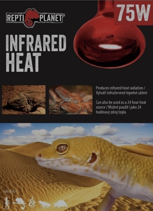Infrared repti planet heat 75w