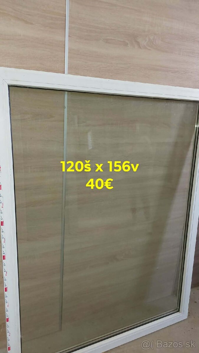 Plastové okno FIX 120x156