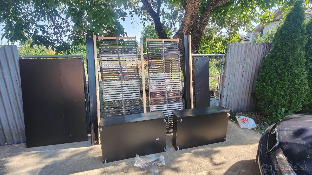 IKEA Malm posteľný ram + rošty