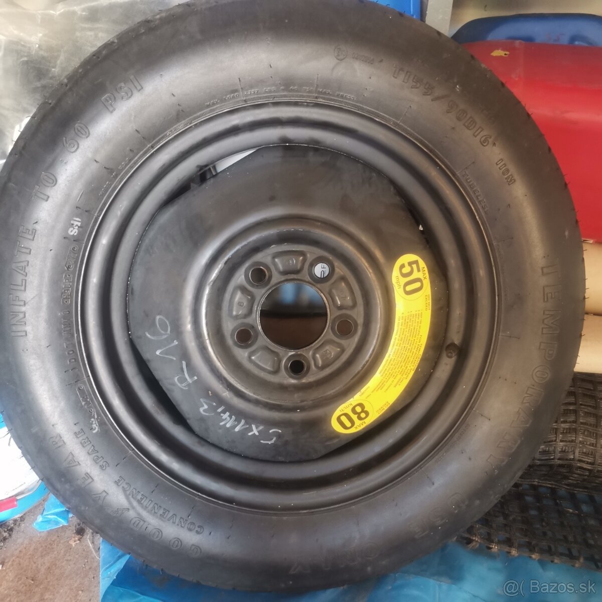 Dojazdové koleso rozmer 5 114.3