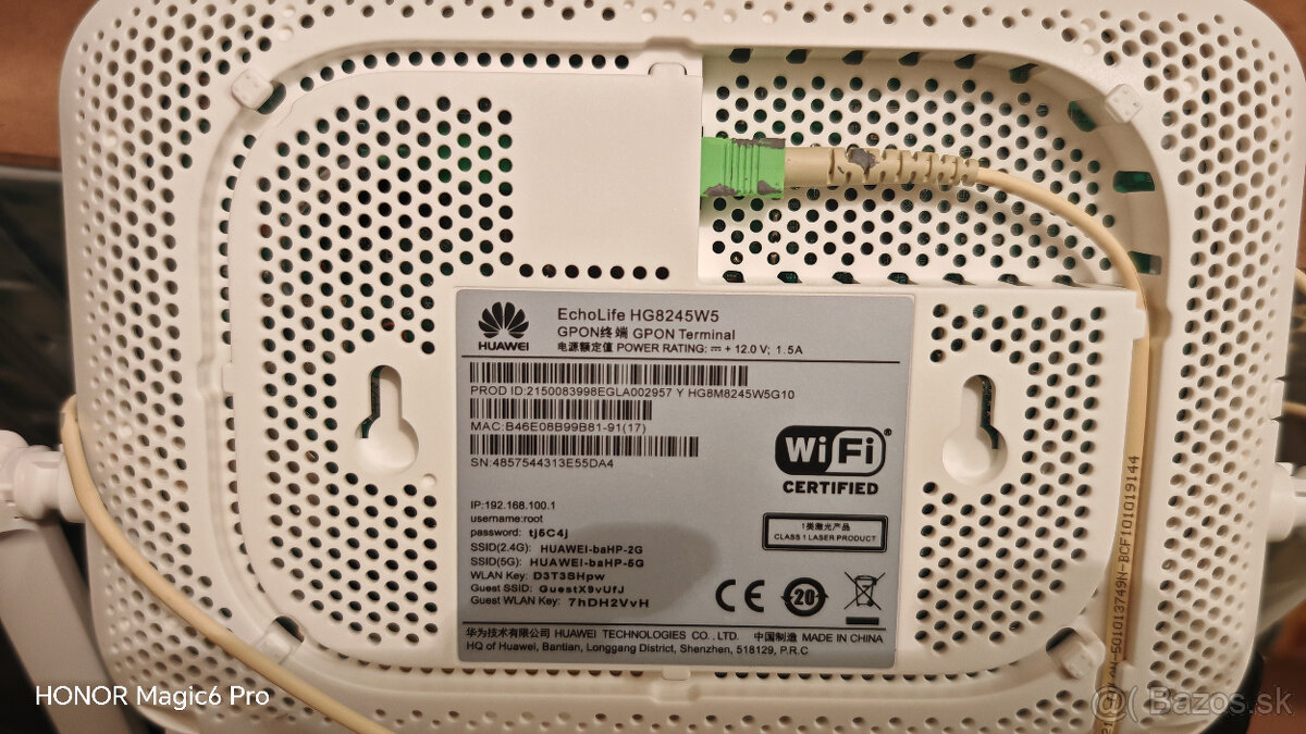 Huawei optický konvertor