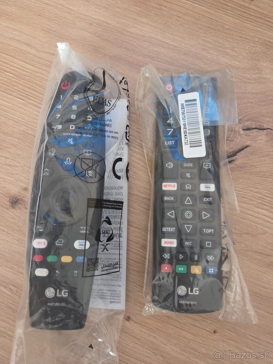 LG diaľkové ovládanie