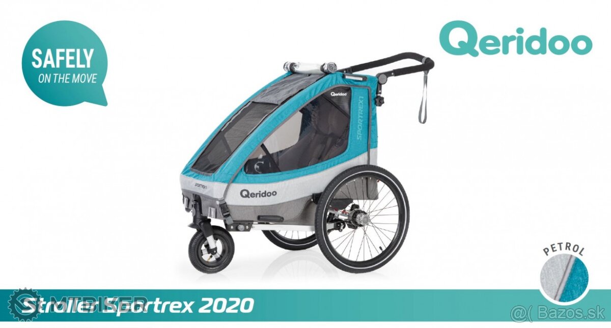 detsky privesny vozik Querido Sportrex 1 petrol blue
