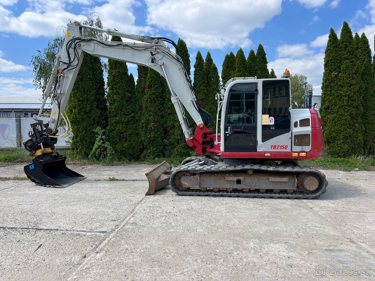 Pásový bager Takeuchi TB2150 – 2017 – ENGCON – 3D TRIMBLE