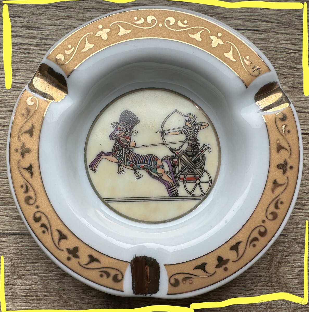 keramický popolník VINTAGEz Egypta za 10EUR
