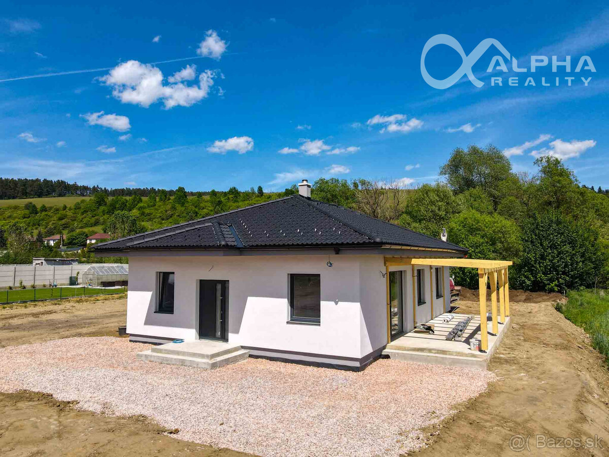 Novostavba 4i bungalov, obec Harichovce, okres Sp. Nová Ves