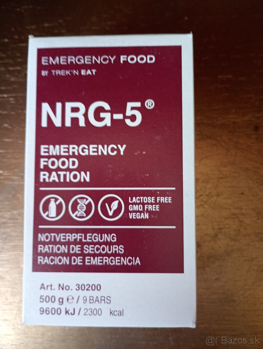 NRG food emergency 1ks 7euro mám 10 ks