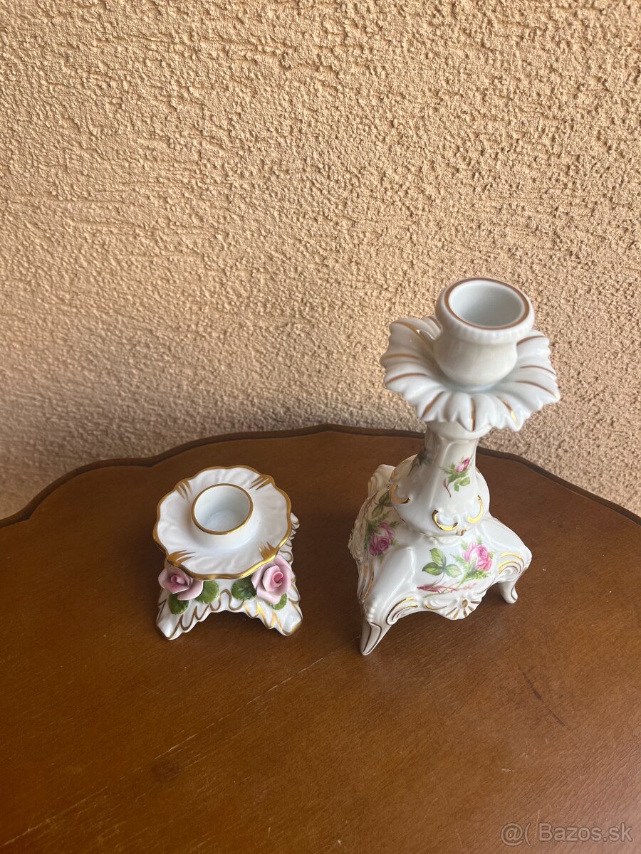 Značené porcelánové svietniky