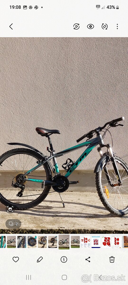 Predám detsky bicykel CTM Terrano