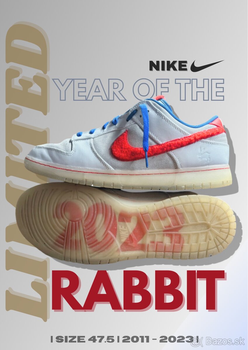 Nike Dunk Low “Year of the Rabbit” – limitovaná edícia…
