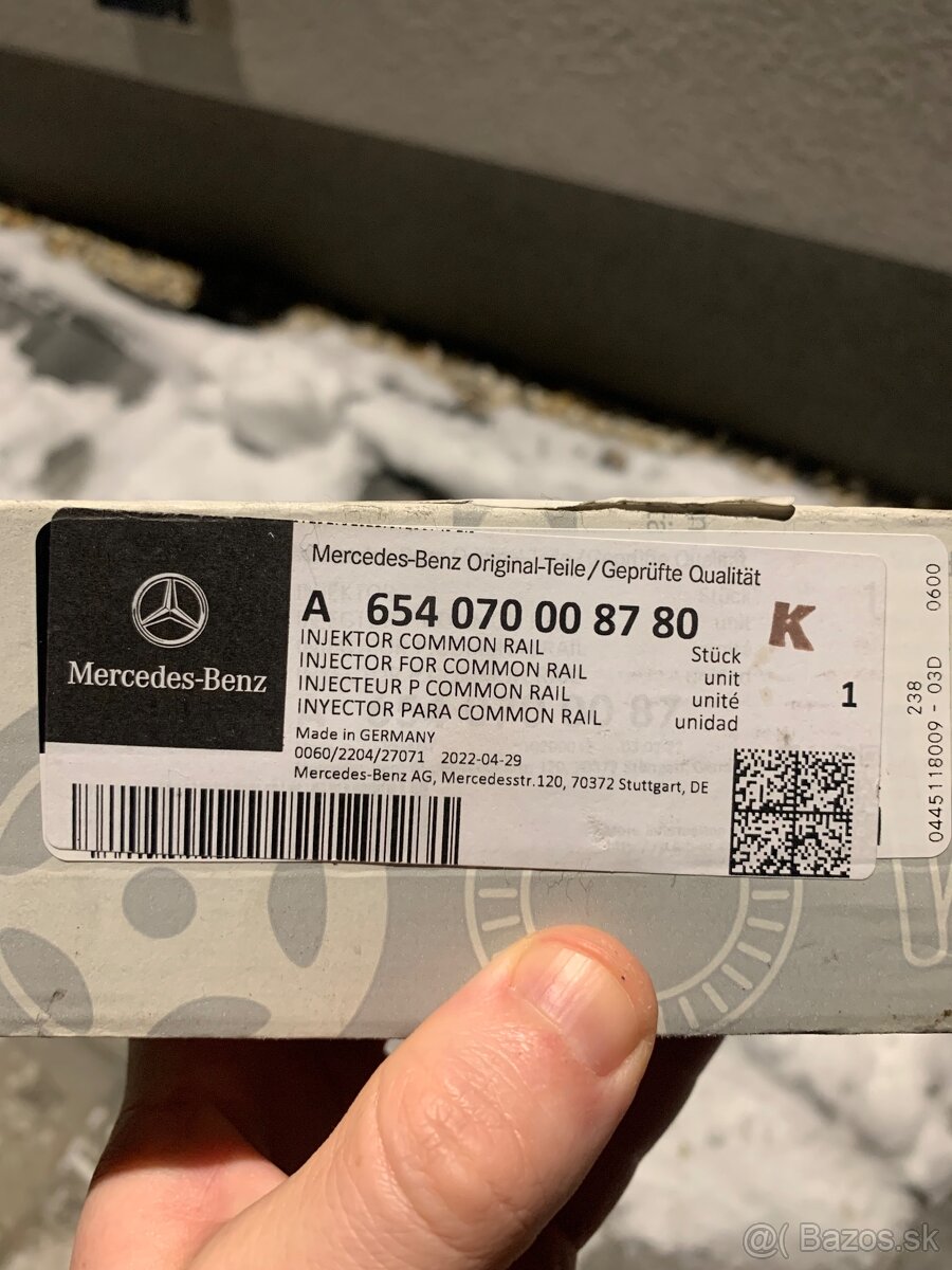 Vstrekovac vstrek Mercedes Benz 350d