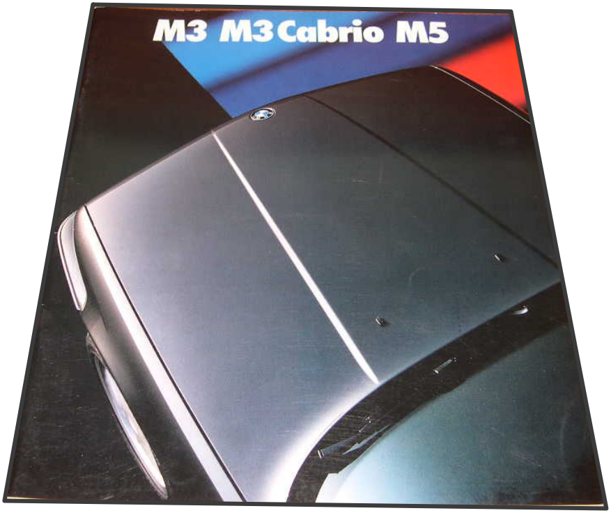 Prospekty katalog BMW 8 E31 850 840 M3 E46 6 E24 Z1 7 E38 M5