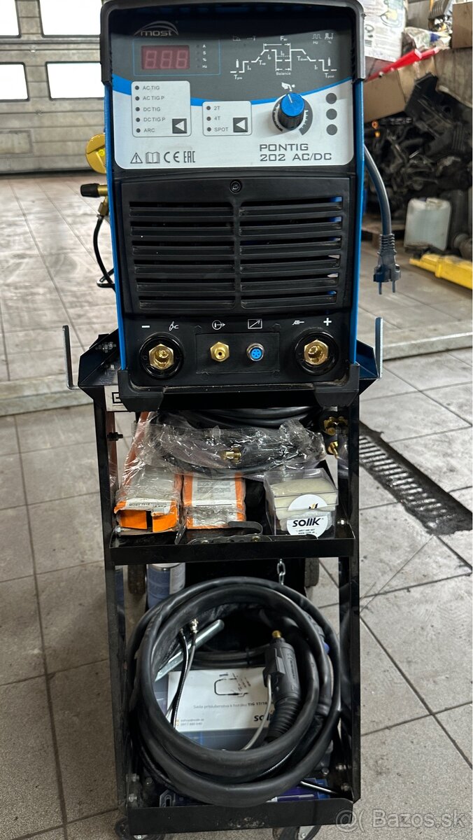 Zváračka TIG Pontig 202 AC/DC MOST