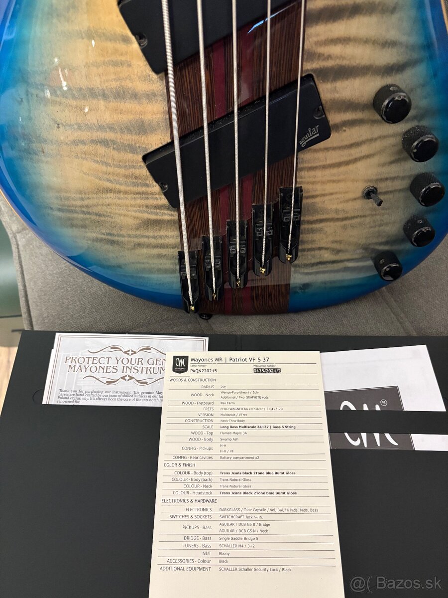 Basgitara Mayones Patriot VF5 Multiscale