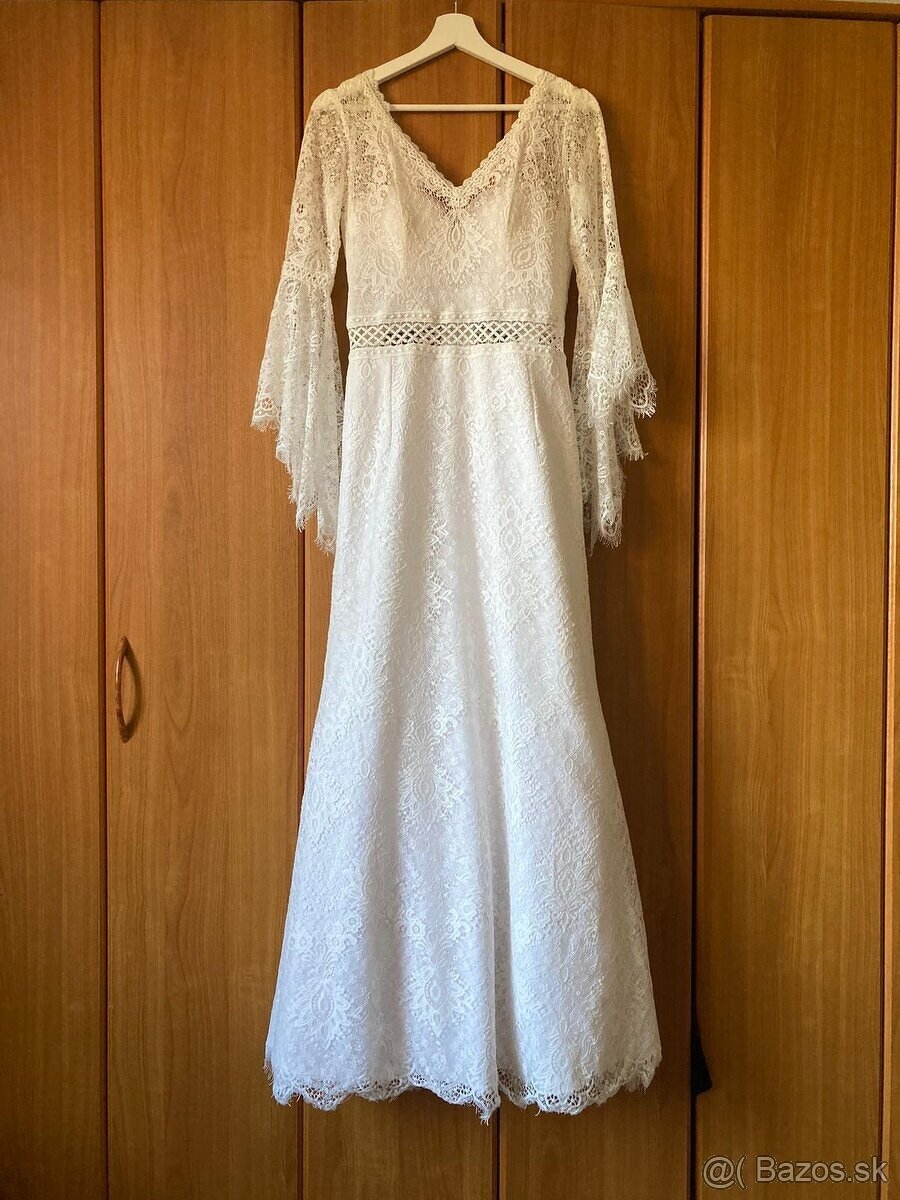 Ivory šaty z francúzskej čipky