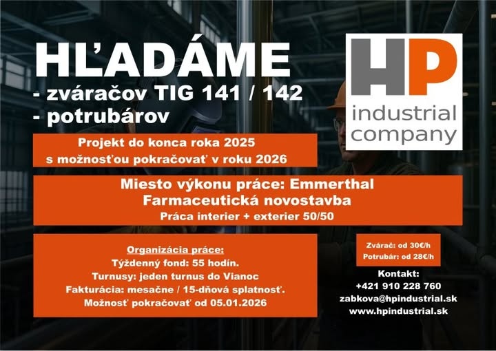 Orbitálny zvárač + potrubár