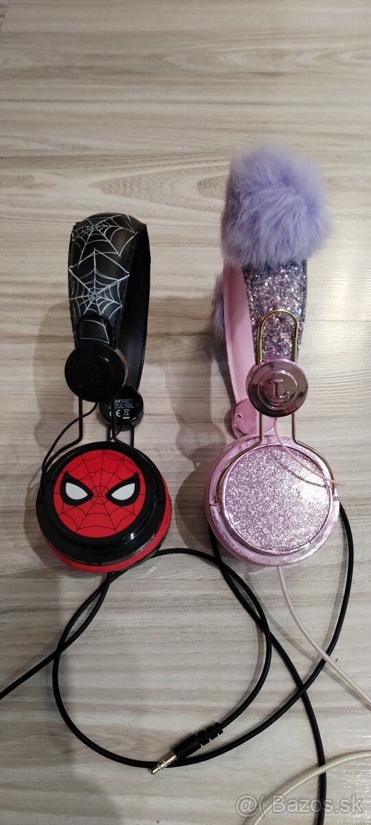 Káblové detské slúchadlá nastaviteľné