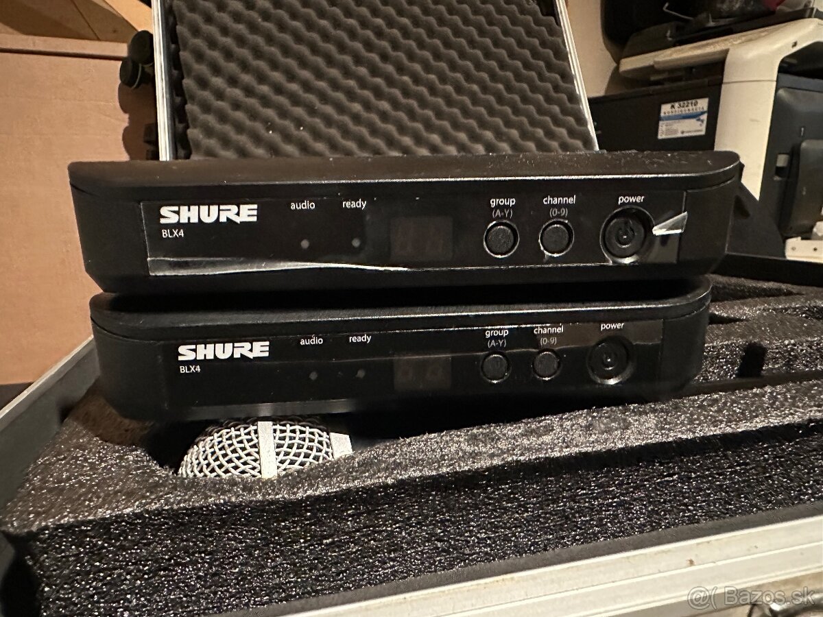 Bezdrôtove mikrofony Shure SM 58