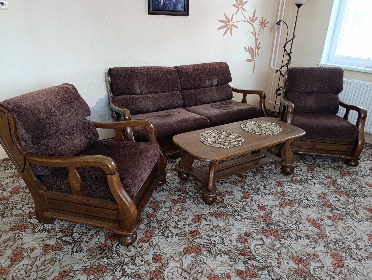 Rustikalna sedacia súprava