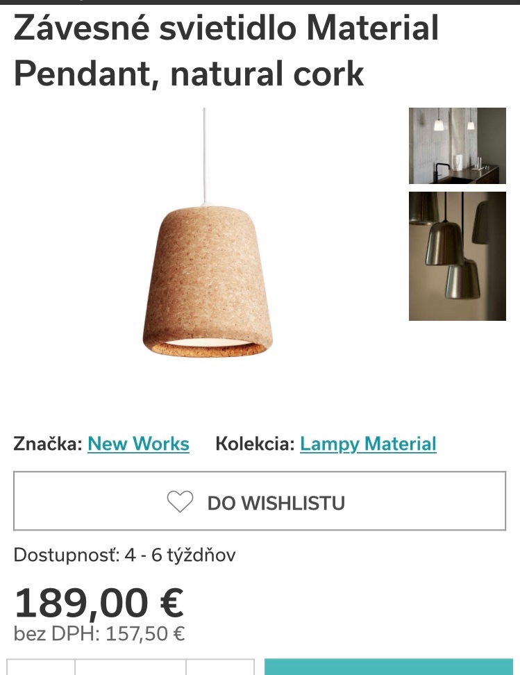 Závesné svietidla