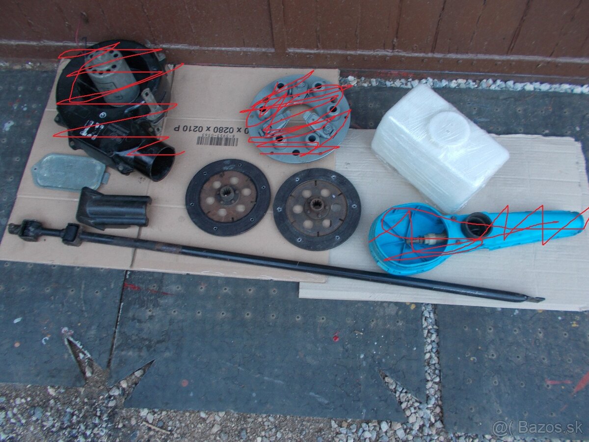 Predam pre skoda 1000MB-100-110 nove podbehy kryt spoj valca