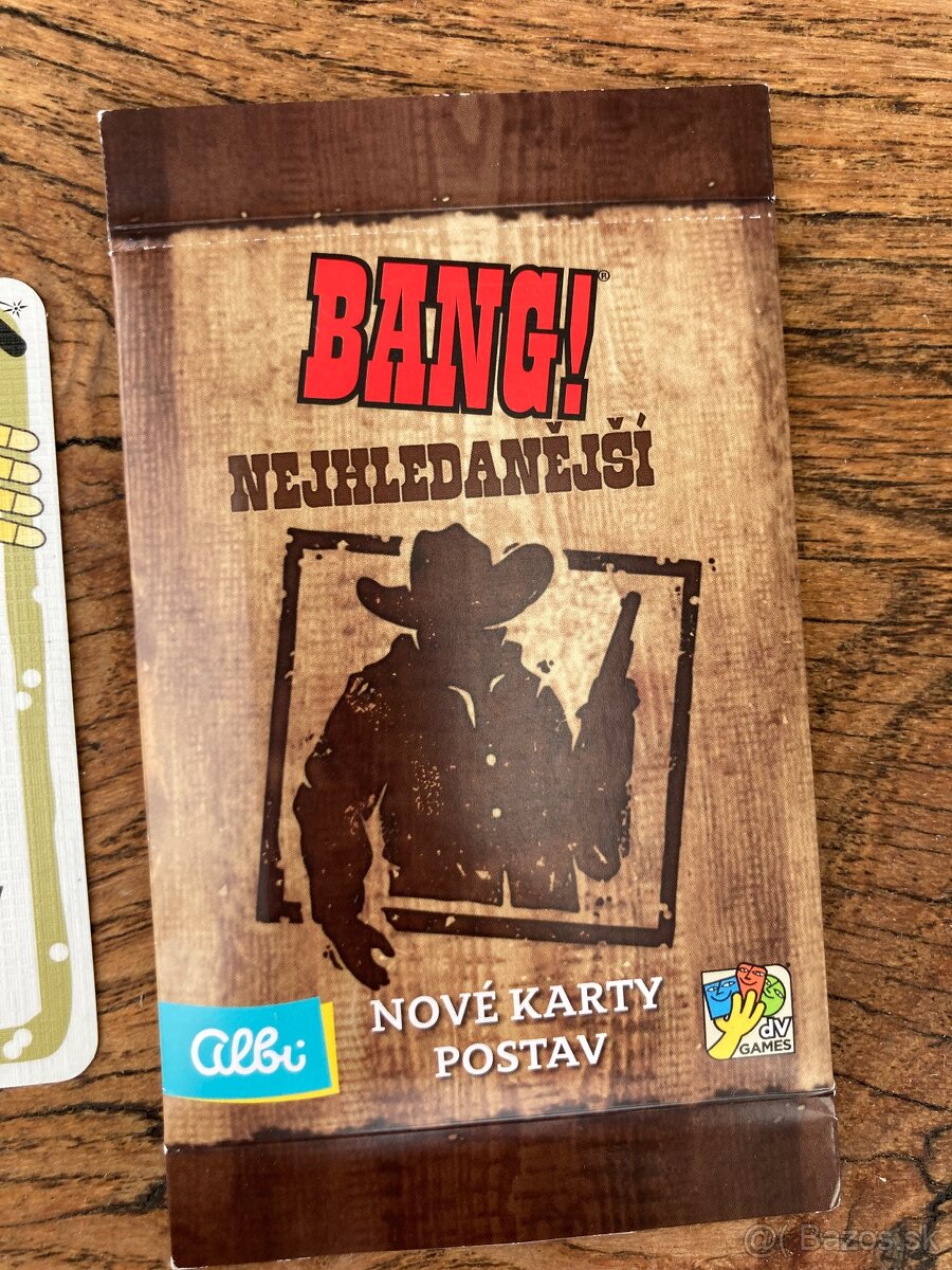 Karty BANG nejhledanejší