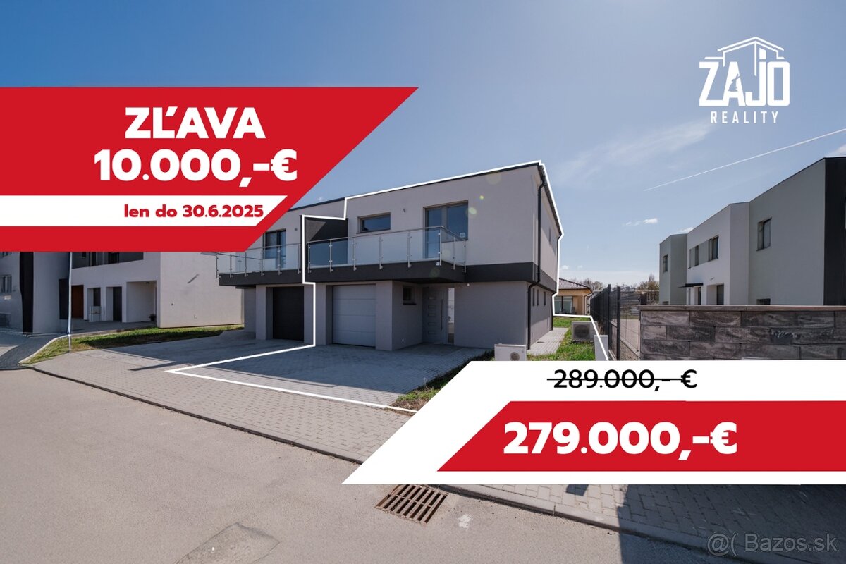 Priestranný RD v novovybudovanej lokalite v Trenčíne
