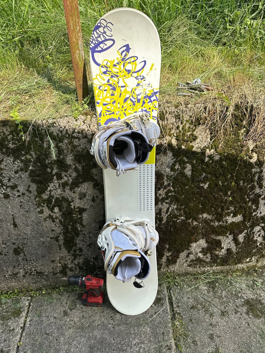 Snowboard komplet