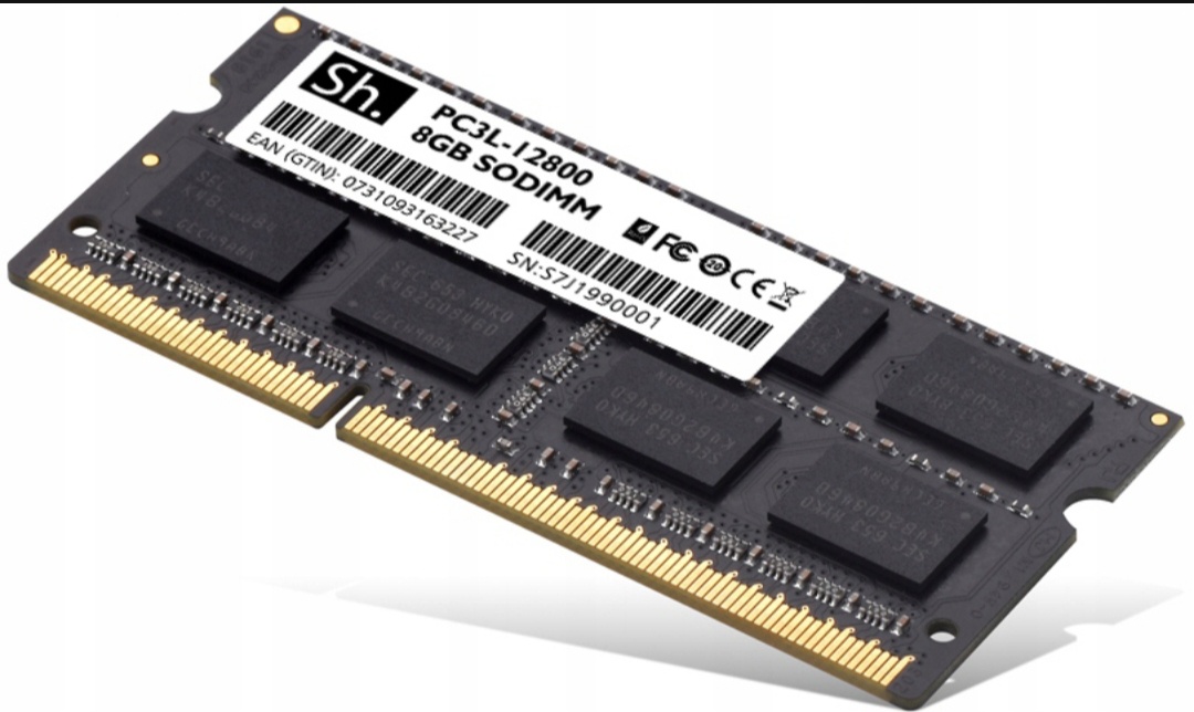 Pamäť RAM SODIMM DDR3L 1600mhz 8GB pre notebook