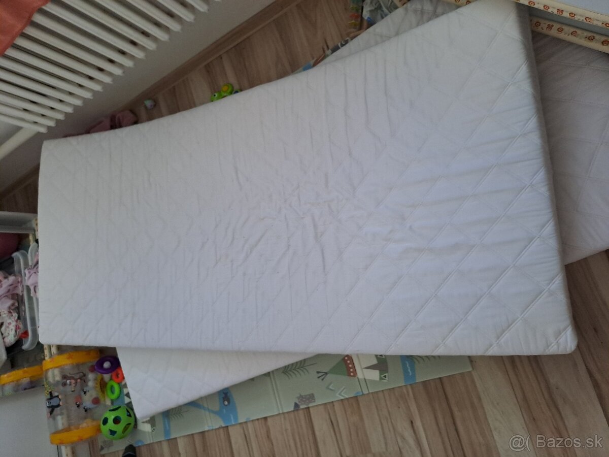 2x 90x200cm matrac-9cm výška