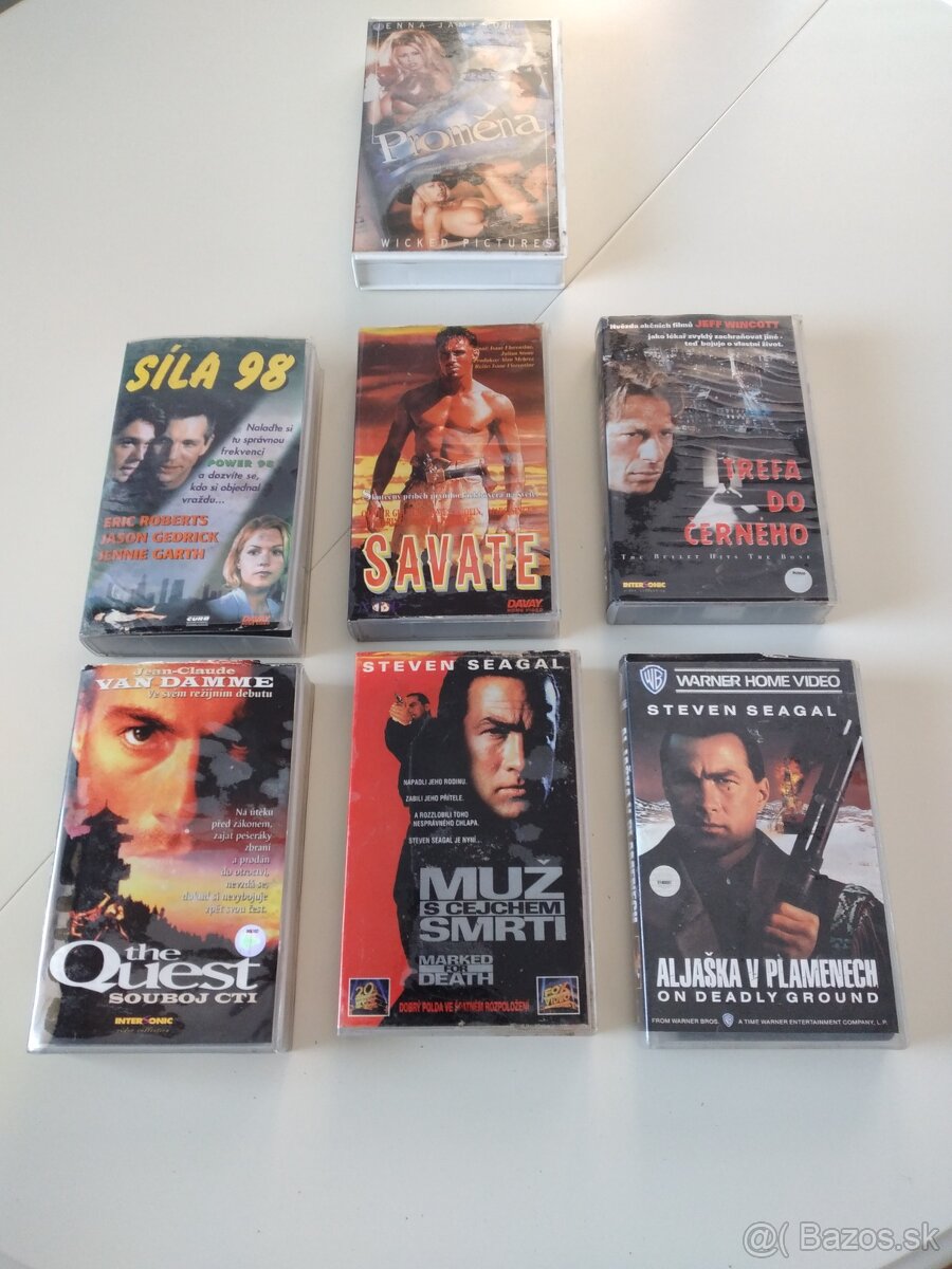 Predam vhs kazety originálne, český dabing