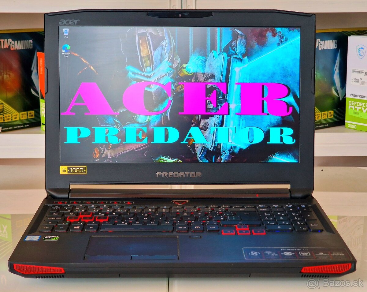 Herný notebook ACER PREDATOR | ZÁRUKA | Intel Core i7