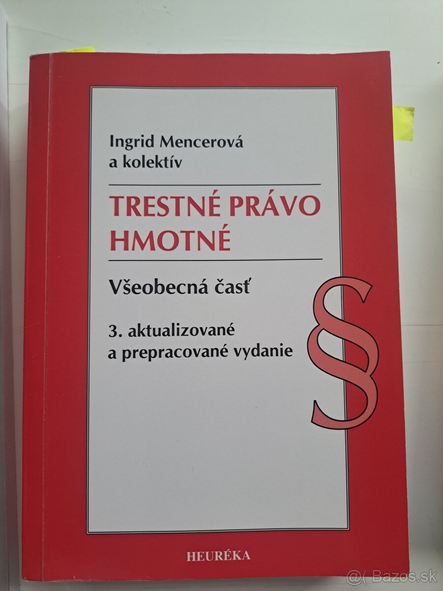 Obcianske pravo/Trestne pravo/Pravo