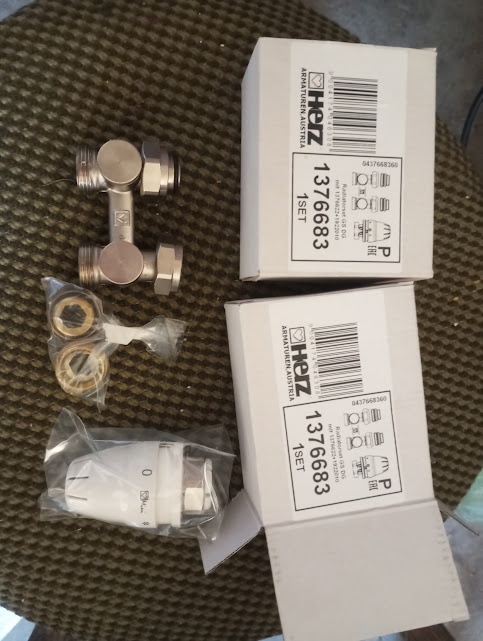 Predám set VK + termostatický ventil Herz Picollo VK