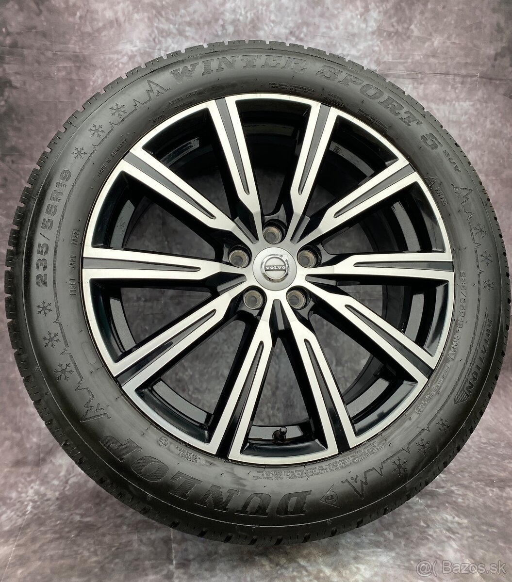Alu kola Volvo XC60 originál 235/55/19 zimní DOT23